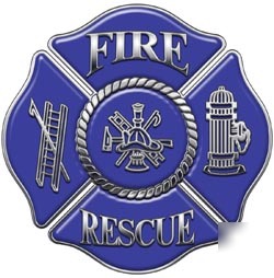 Firefighter decal reflective 12