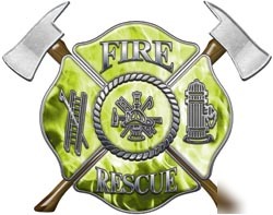 Firefighter decal reflective 6