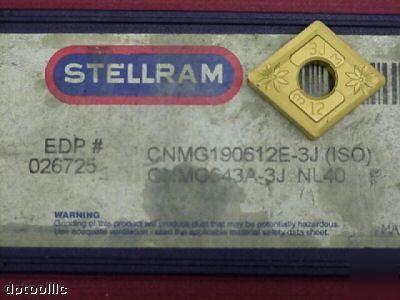 10PCS stellram cnmg 643 3J NL40 carbide turning inserts