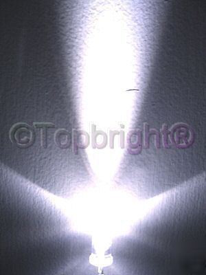 200X ultrabright white led 5MM 10,000MCD free r&s/h