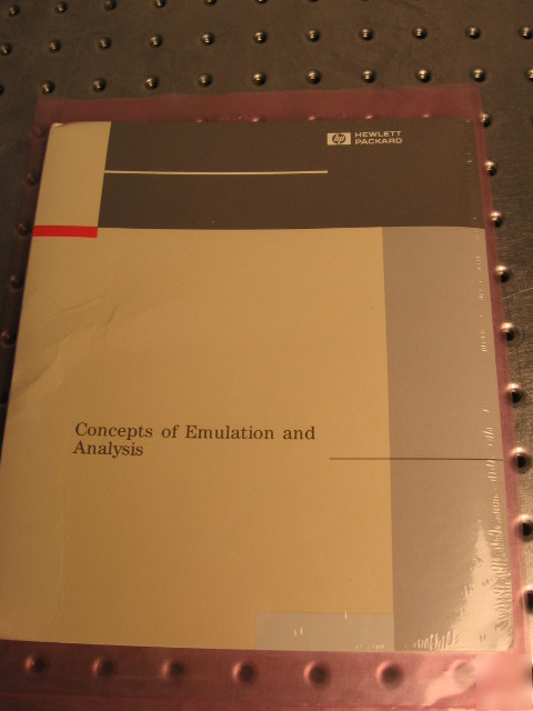 G24905 hp concepts of emulation & analysis