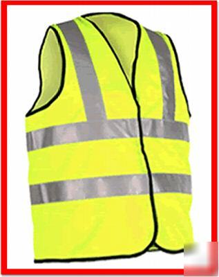 Hiviz reflective safety l vest class 2 yellow lot 4