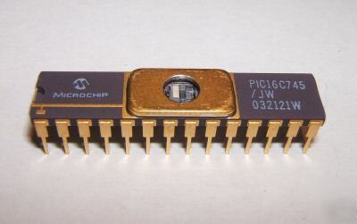 Microchip PIC16C745 jw cer dip windowed pic usb 1.1