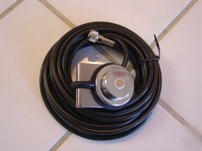 Nmo mobile antenna trunk mount w/mini uhf 