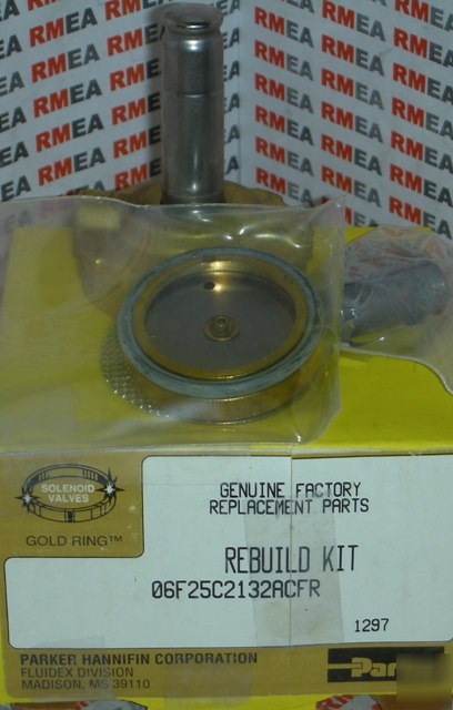 Parker hannifin 06F25C2132ADFR solonoid valve rebuild 