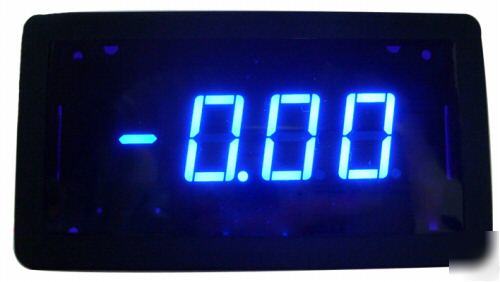 Universal bright blue 20A ammeter+pwr regulator+shunt
