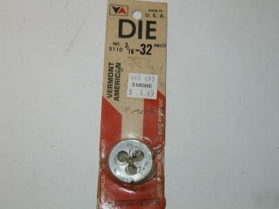 Vermont american die 3/16