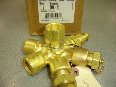 Western enterprises mb-70 argon manifold block $168