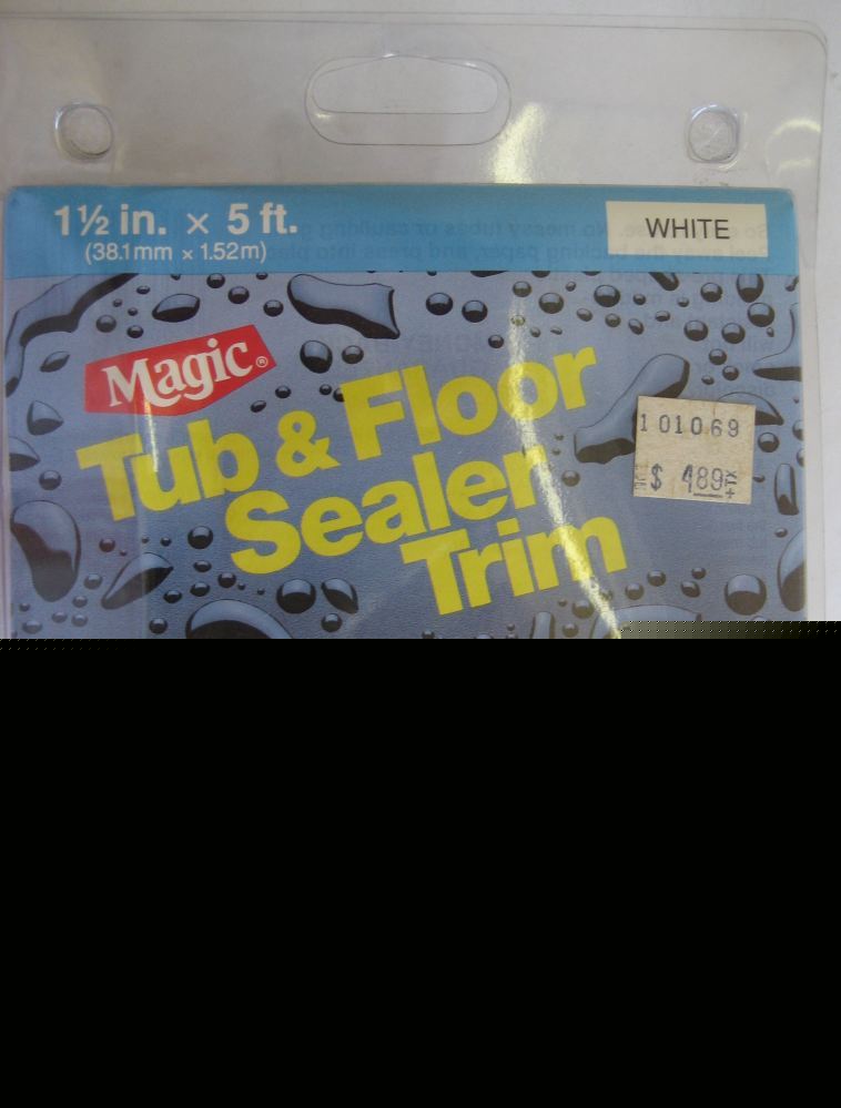 Magic tub and floor sealer trim white-mag MC30