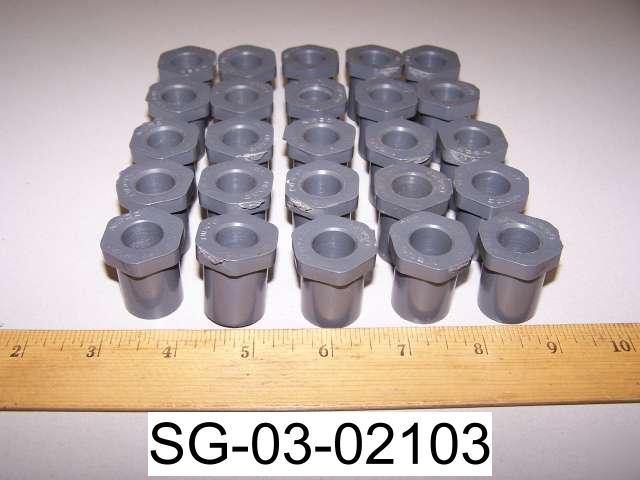 Nib co 1/2X1/4 pvc spgxsoc reducer bushings new (25)