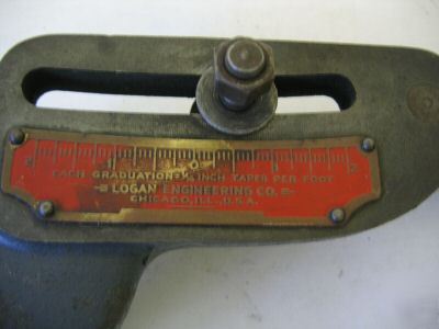10â€ 11â€ logan lathe taper attachment scale & r bracket