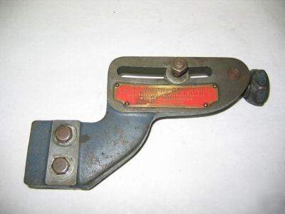 10â€ 11â€ logan lathe taper attachment scale & r bracket