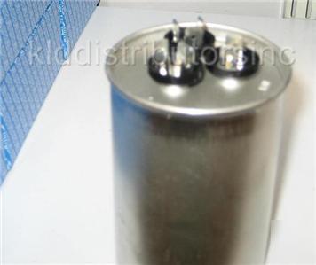 45 + 5 mfd x 440 vac dual round run capacitor hvac - r