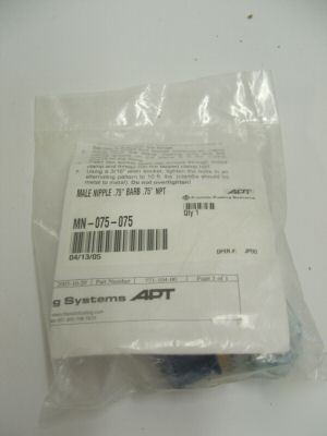 Apt franklin fueling non swivel pipe fitting mn-075-075