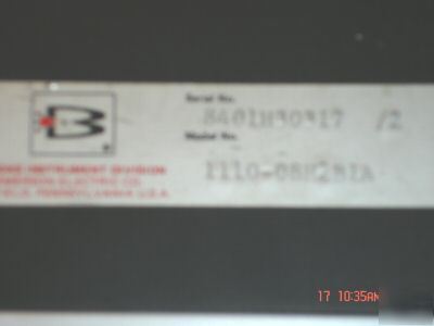 Brook instruments; flow meter 1110-08H2B1A ;A13