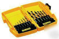 Dewalt 13 pc hss drill bit & 29 pc screwdriver bit sets