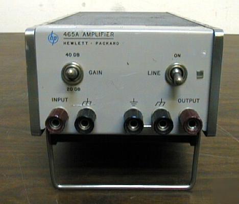 H.p general purpose amplifier model # 465A