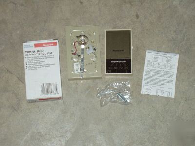 Honeywell T827A 1000 2-wire heating only thermostat