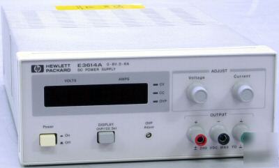 Hp / agilent E3614A 8 v volt 6 a amp dc power supply