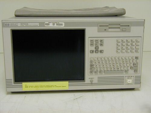 Hp logic analysis system 16702A