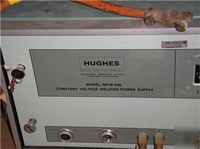 Hughes mcw-550 constant voltage welding power supply