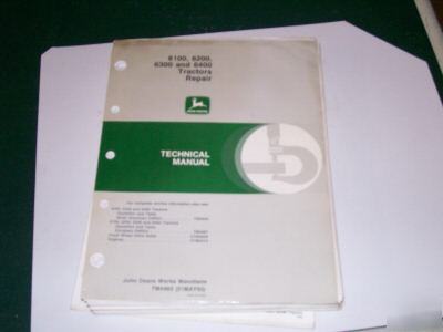 John deere 6100, 6200,6300,6400 repair technical manual