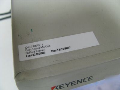 Keyence ls-5041T laser scanning micrometer