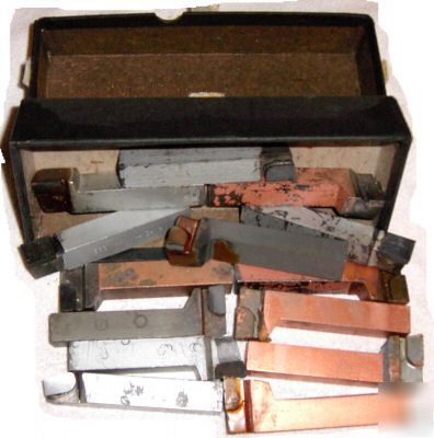 Mixed lot of 3/4 inch carboloy lathe tool bits 