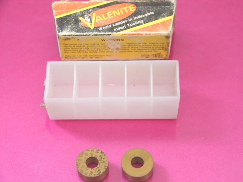 New 2 valenite carbide inserts rnea 54 (lot 637)