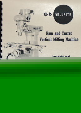 Oz~u.s.millrite burke vertical mill manual parts list