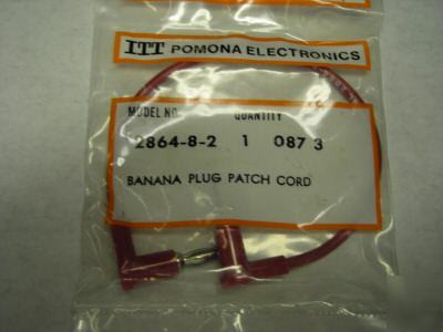 Pomona banana plug patch cord
