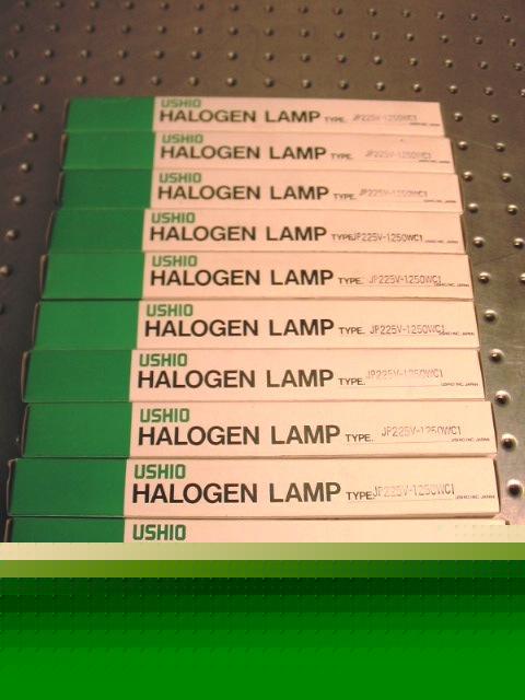 T28682 [10] ushio halogen lamps, JP225V-1250WC1