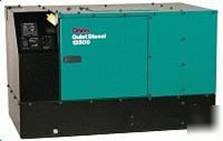 12 kw generator, diesel, 1 phase, enclosed