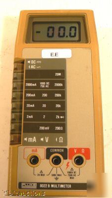 Fluke 8022 b multimeter digital meter