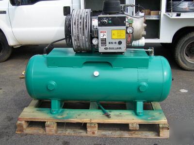 10-hp used sullair rotary screw air compressor