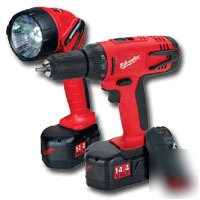 14.4V cordless driver drill value kit with free impact