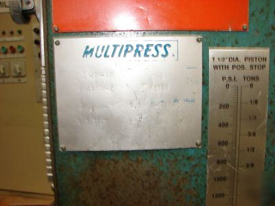 Denison multipress hydraulic punch press machine W3A