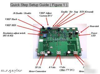 3 axis 10 amp cnc stepper motor drivers / controller