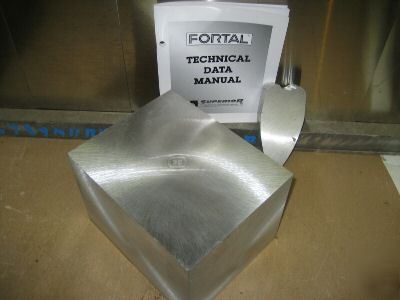 Aluminum plate 5.565 x 6 3/8 x 7 7/8 ground 6 sides