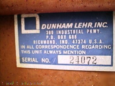 Dun ham lehr inc. loader,brackets,3 buckets,hoses bin 