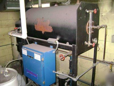 Hurst boiler 3 million btu w/feeder tanks & fireye -gas