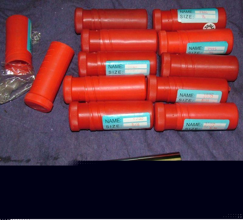 New 11 pc brown sharpe # 9 taper collet set 