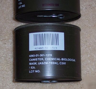 New neoterik 2131 gas mask with 2 nbc filters