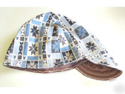 New tan southwestern print welding hat 8