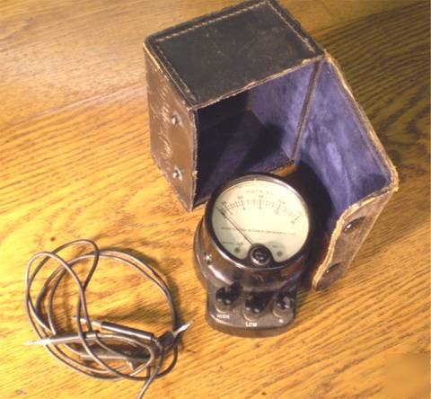 Weston electrical a.c. voltmeter/model 528