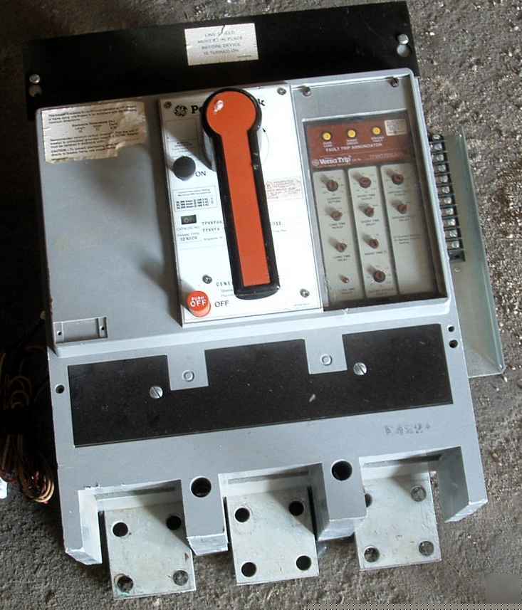 Ge power break 2000 amp breaker TPVVF6620 versa trip