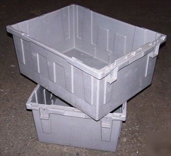 Lot of 30 heavy duty all purpose plastic storage bins