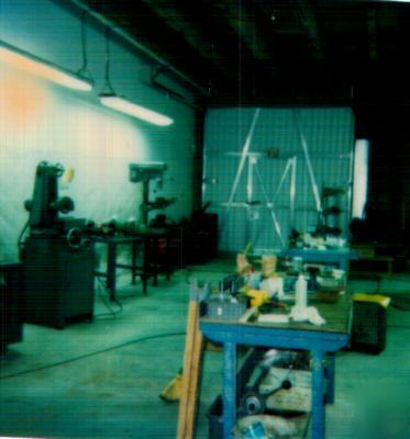 Machine shop manufacturing equipment