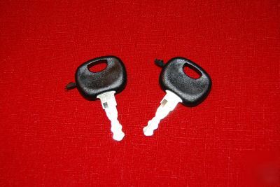 New 2 genuine linde baker forklift keys 