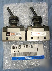 New 2 smc series vm mechanical valves - NVM130-N01-08 